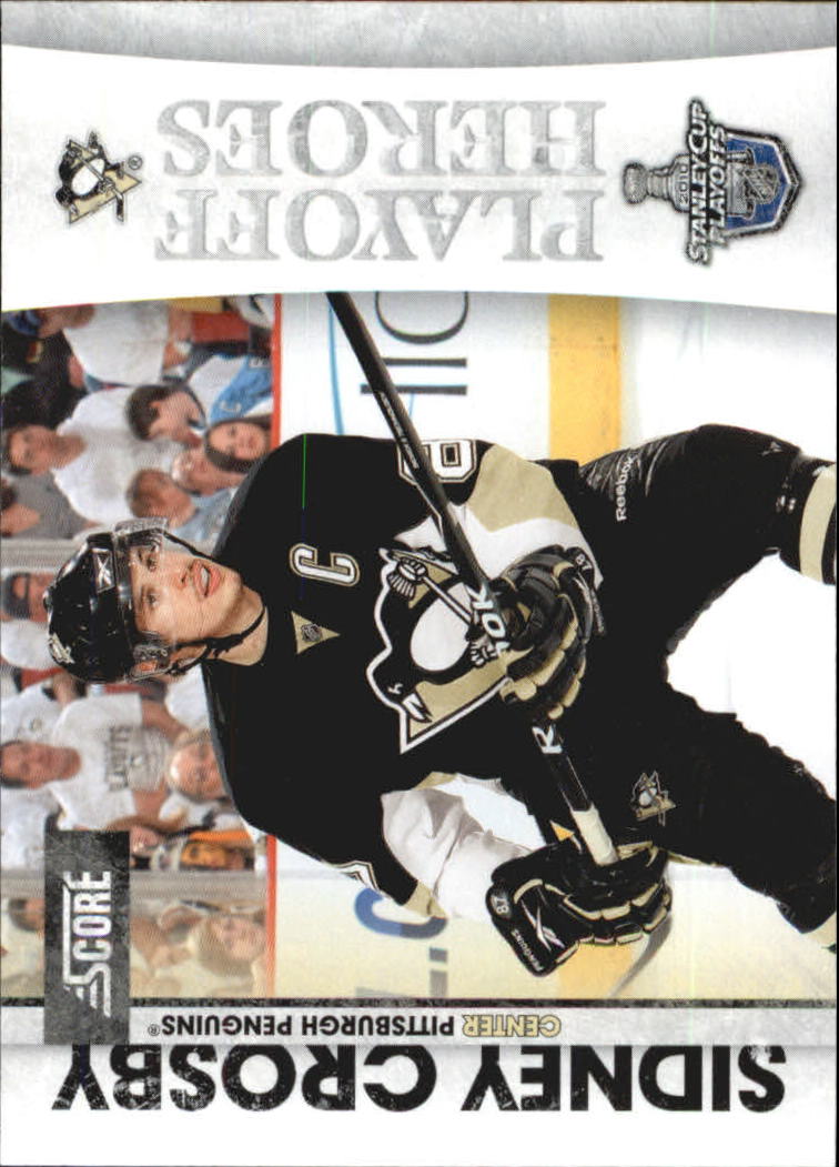 2010-11 Score Playoff Heroes #4 Sidney Crosby