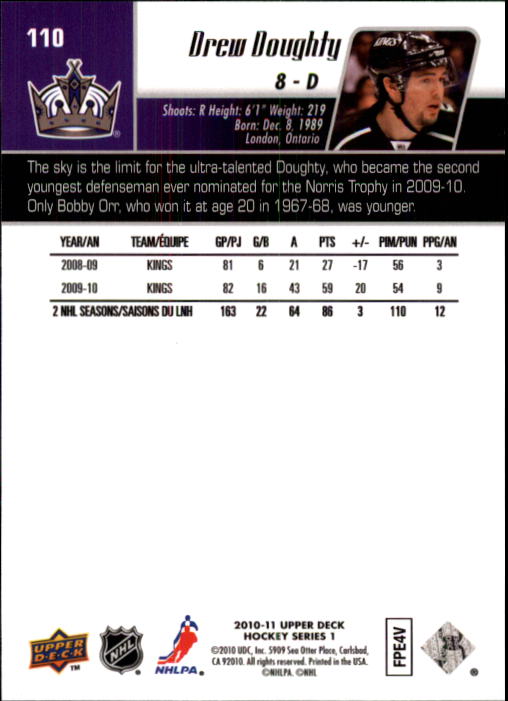 B2495- 2010-11 Upper Deck Hk Cards 1-250 +Rookies -You Pick- 155+ FREE US SHIP - Picture 191 of 369