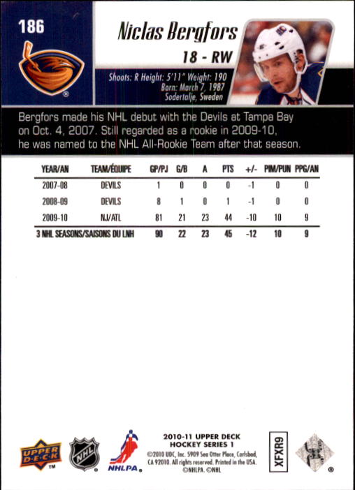 B2495- 2010-11 Upper Deck Hk Cards 1-250 +Rookies -You Pick- 155+ FREE US SHIP - Picture 321 of 369