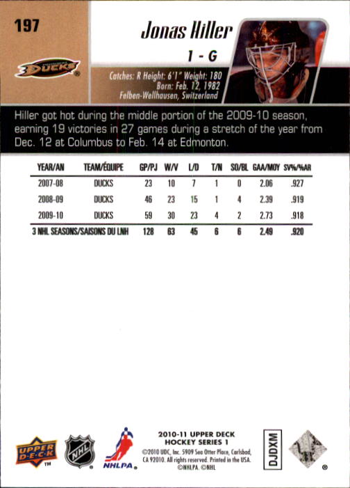B2495- 2010-11 Upper Deck Hk Cards 1-250 +Rookies -You Pick- 155+ FREE US SHIP - Picture 341 of 369