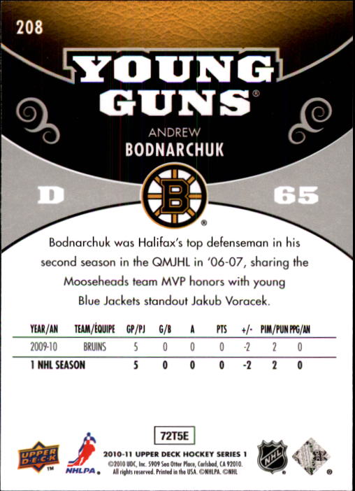 B2495- 2010-11 Upper Deck Hk Cards 1-250 +Rookies -You Pick- 155+ FREE US SHIP - Picture 351 of 369