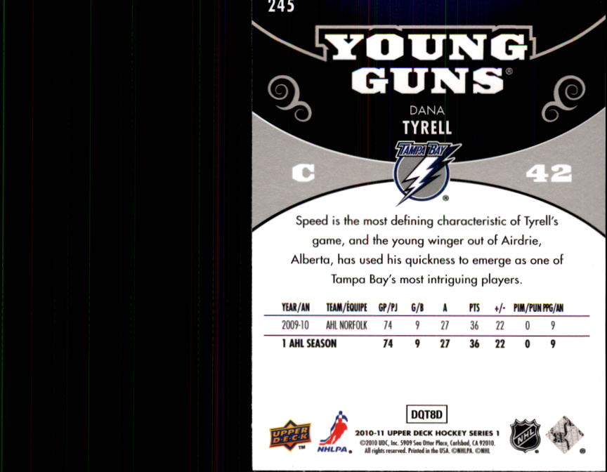 B2495- 2010-11 Upper Deck Hk Cards 1-250 +Rookies -You Pick- 155+ FREE US SHIP - Picture 369 of 369