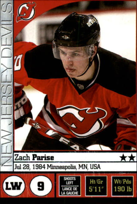 2008-09 Panini Stickers #61 Zach Parise
