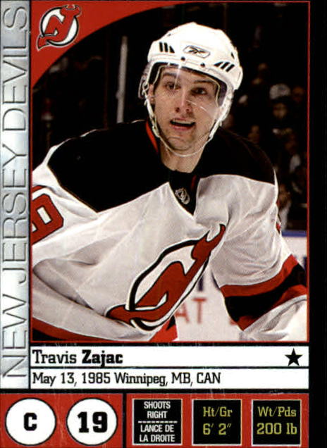 2008-09 Panini Stickers #63 Travis Zajac