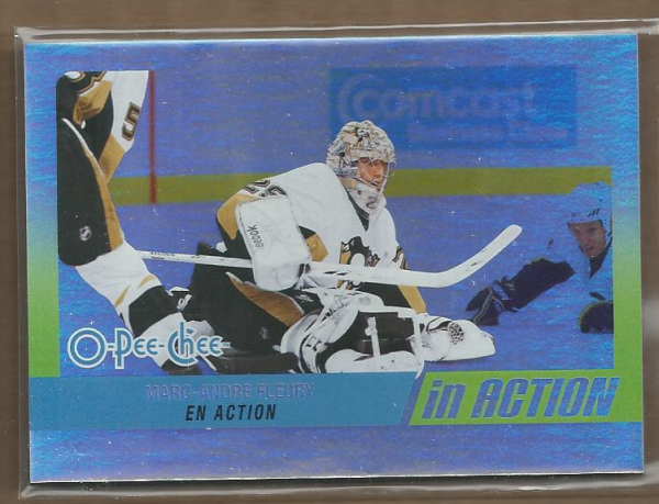 2010-11 O-Pee-Chee In Action #IA7 Marc-Andre Fleury