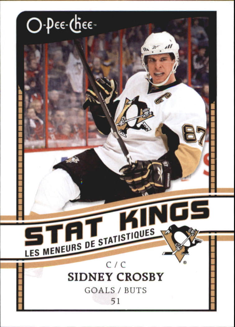 2010-11 O-Pee-Chee Stat Kings #SK1 Sidney Crosby