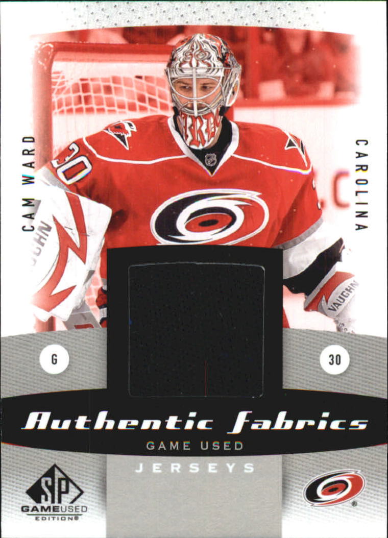 2010-11 SP Game Used Authentic Fabrics #AFCW Cam Ward