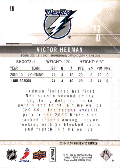 B1588- 2010-11 SP Authentic Hk Cards 1-150 +Inserts -You Pick- 15+ FREE US SHIP - Picture 31 of 355