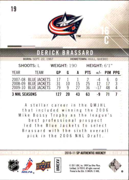 B1588- 2010-11 SP Authentic Hk Cards 1-150 +Inserts -You Pick- 15+ FREE US SHIP - Picture 37 of 355