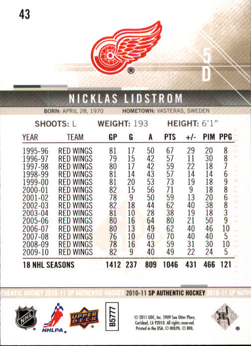 B1588- 2010-11 SP Authentic Hk Cards 1-150 +Inserts -You Pick- 15+ FREE US SHIP - Picture 83 of 355