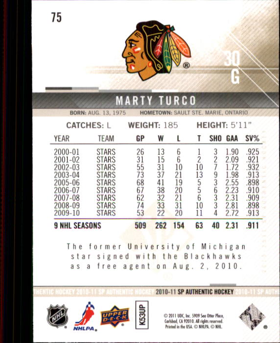 B1588- 2010-11 SP Authentic Hk Cards 1-150 +Inserts -You Pick- 15+ FREE US SHIP - Picture 141 of 355