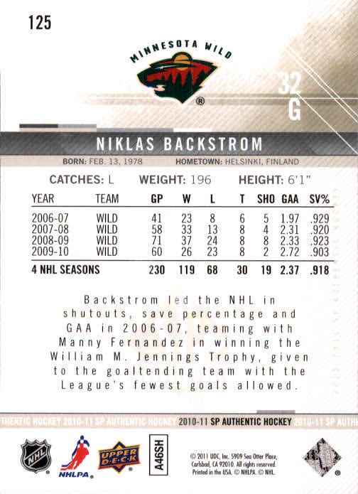 B1588- 2010-11 SP Authentic Hk Cards 1-150 +Inserts -You Pick- 15+ FREE US SHIP - Picture 239 of 355