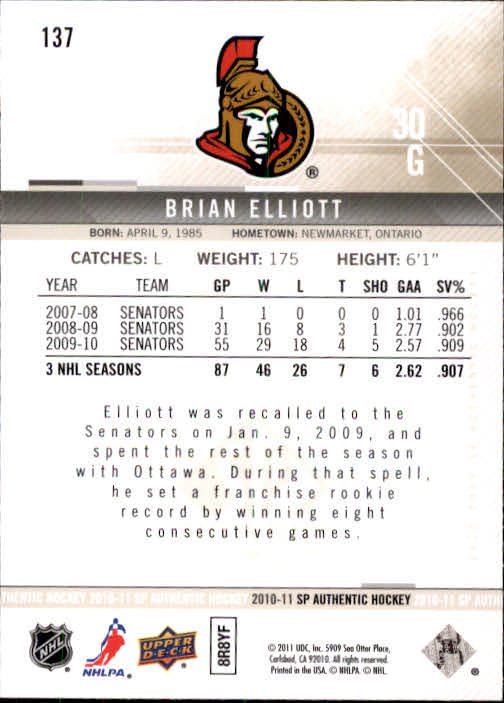 B1588- 2010-11 SP Authentic Hk Cards 1-150 +Inserts -You Pick- 15+ FREE US SHIP - Picture 261 of 355
