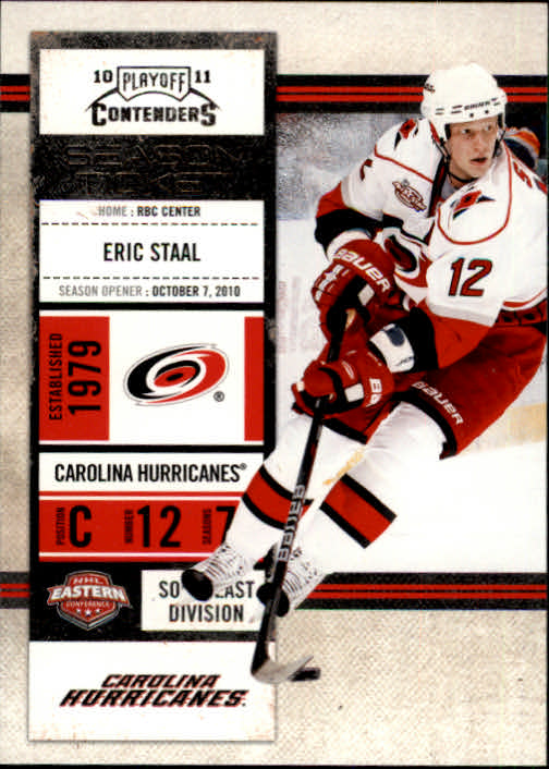 2010-11 Playoff Contenders #4 Eric Staal