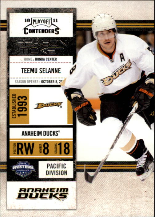 2010-11 Playoff Contenders Hockey Card Pick (Base) - Bild 78 von 287