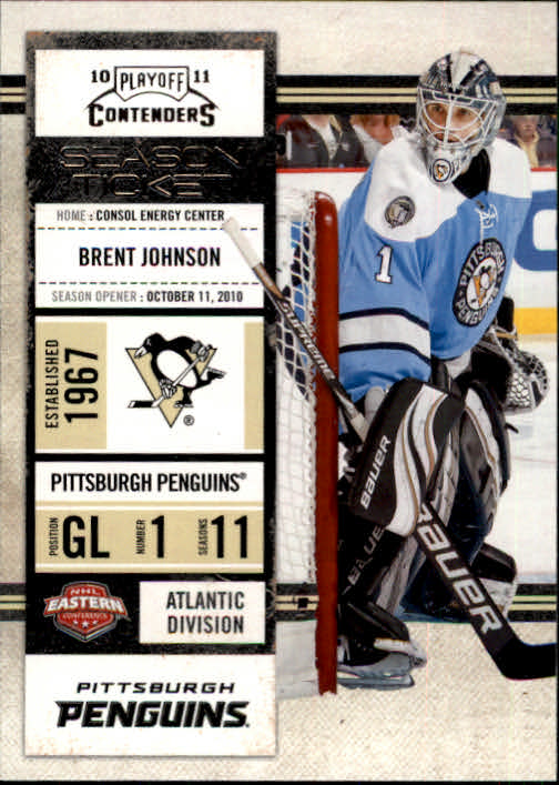 2010-11 Playoff Contenders #55 Brent Johnson