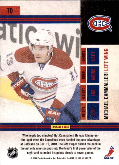 2010-11 Playoff Contenders Hockey Card Pick (Base) - Bild 137 von 287