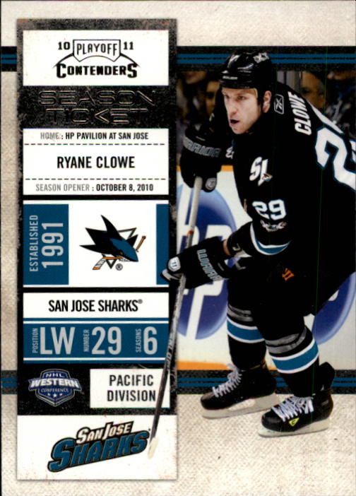 2010-11 Playoff Contenders Hockey Card Pick (Base) - Bild 186 von 287