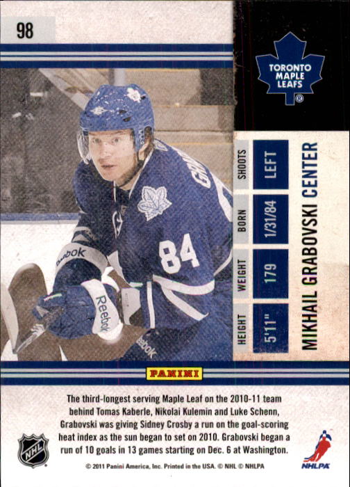 2010-11 Playoff Contenders Hockey Card Pick (Base) - Bild 193 von 287