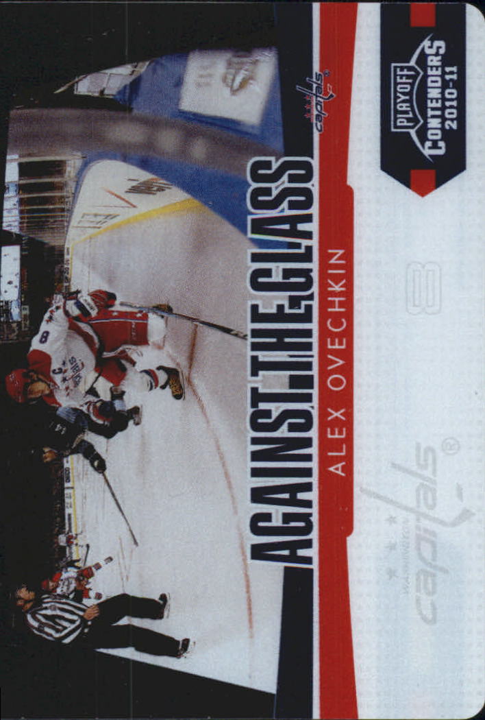 2010-11 Playoff Contenders Against The Glass #1 Alex Ovechkin