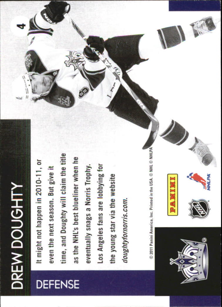 2010-11 Playoff Contenders Perennial Contenders #4 Drew Doughty back image