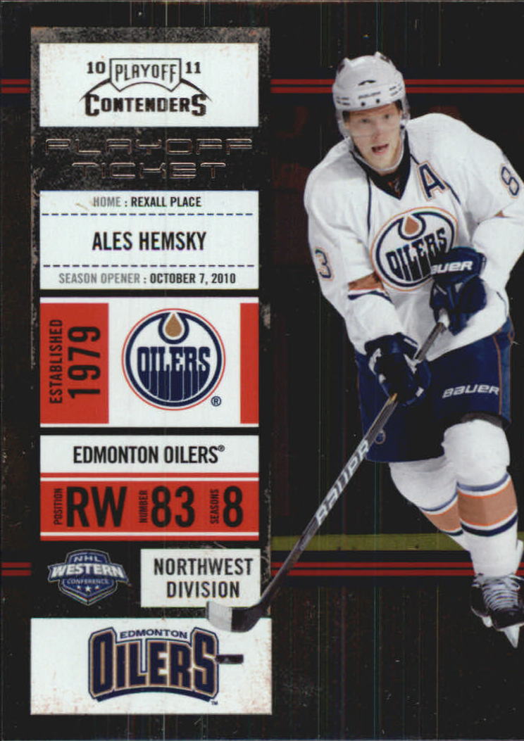 2010-11 Playoff Contenders Playoff Tickets #28 Ales Hemsky