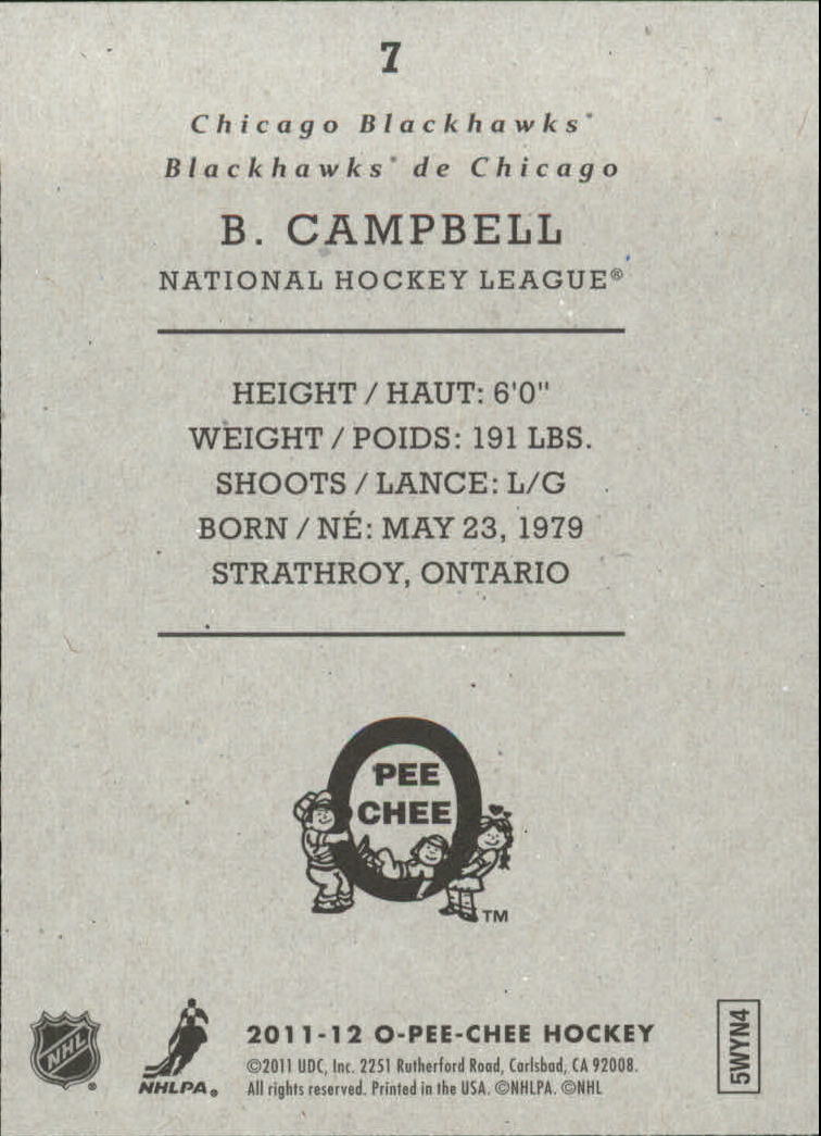 2011-12 O-Pee-Chee Retro Hockey Singles #1-300 - Tú eliges - Imagen 9 de 306