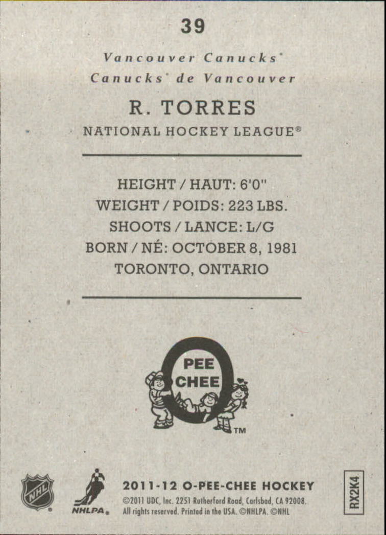 2011-12 O-Pee-Chee Retro Hockey Singles #1-300 - Tú eliges - Imagen 38 de 306