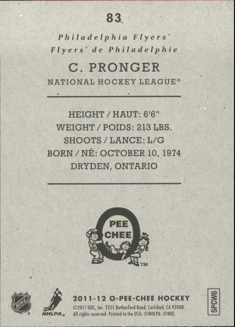 2011-12 O-Pee-Chee Retro Hockey Singles #1-300 - Tú eliges - Imagen 79 de 306