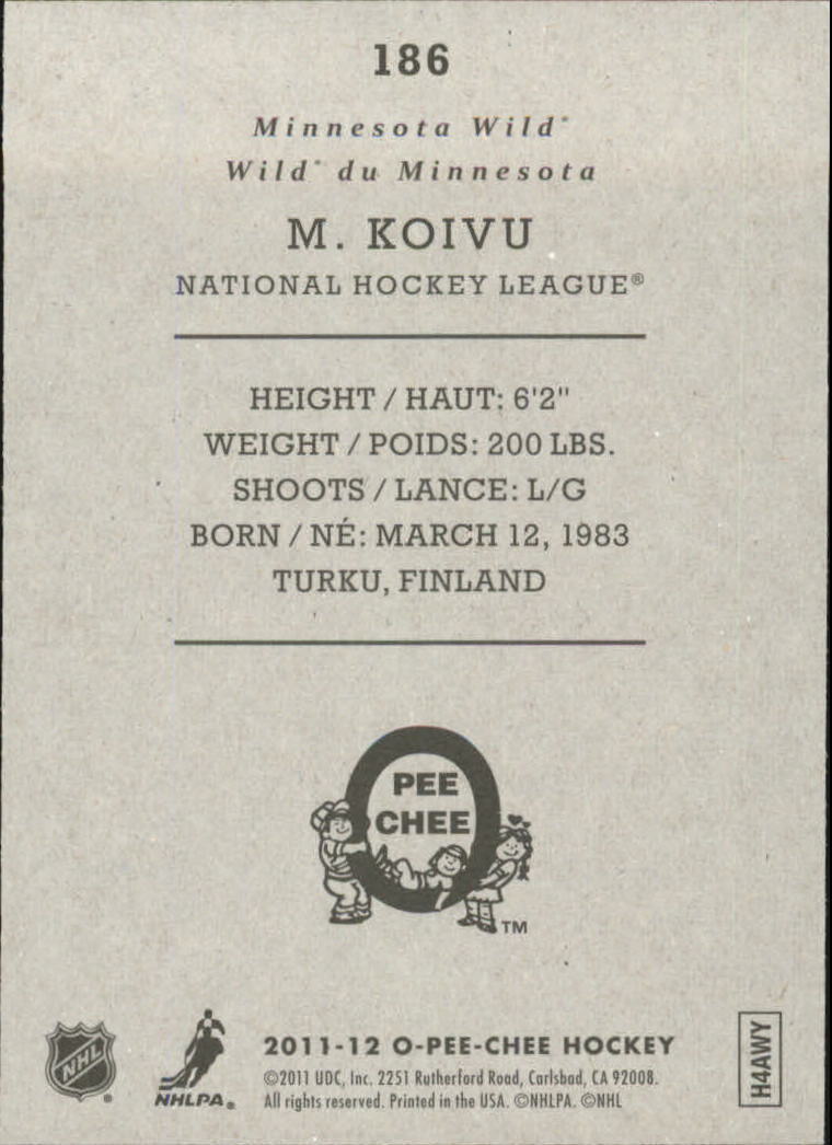 2011-12 O-Pee-Chee Retro Hockey Singles #1-300 - Tú eliges - Imagen 177 de 306