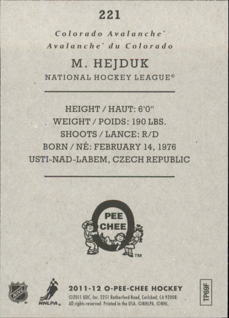 2011-12 O-Pee-Chee Retro Hockey Singles #1-300 - Tú eliges - Imagen 219 de 306