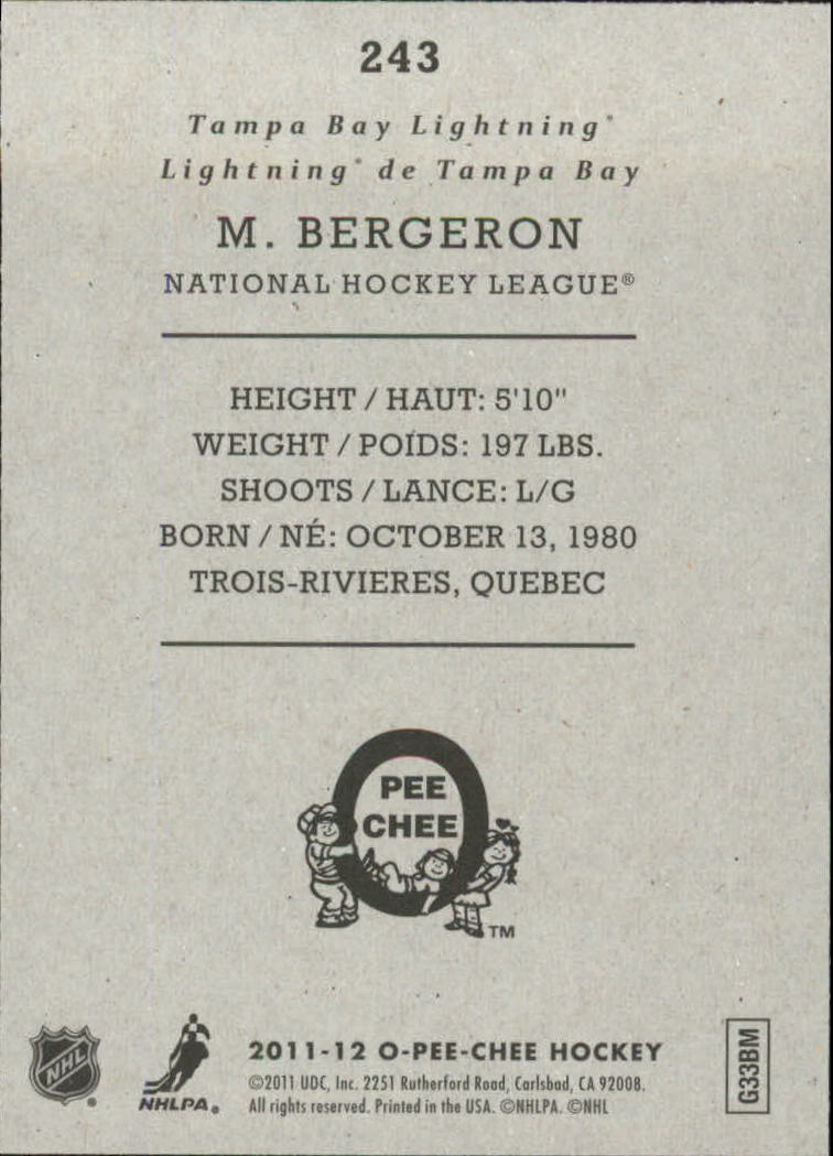 2011-12 O-Pee-Chee Retro Hockey Singles #1-300 - Tú eliges - Imagen 239 de 306