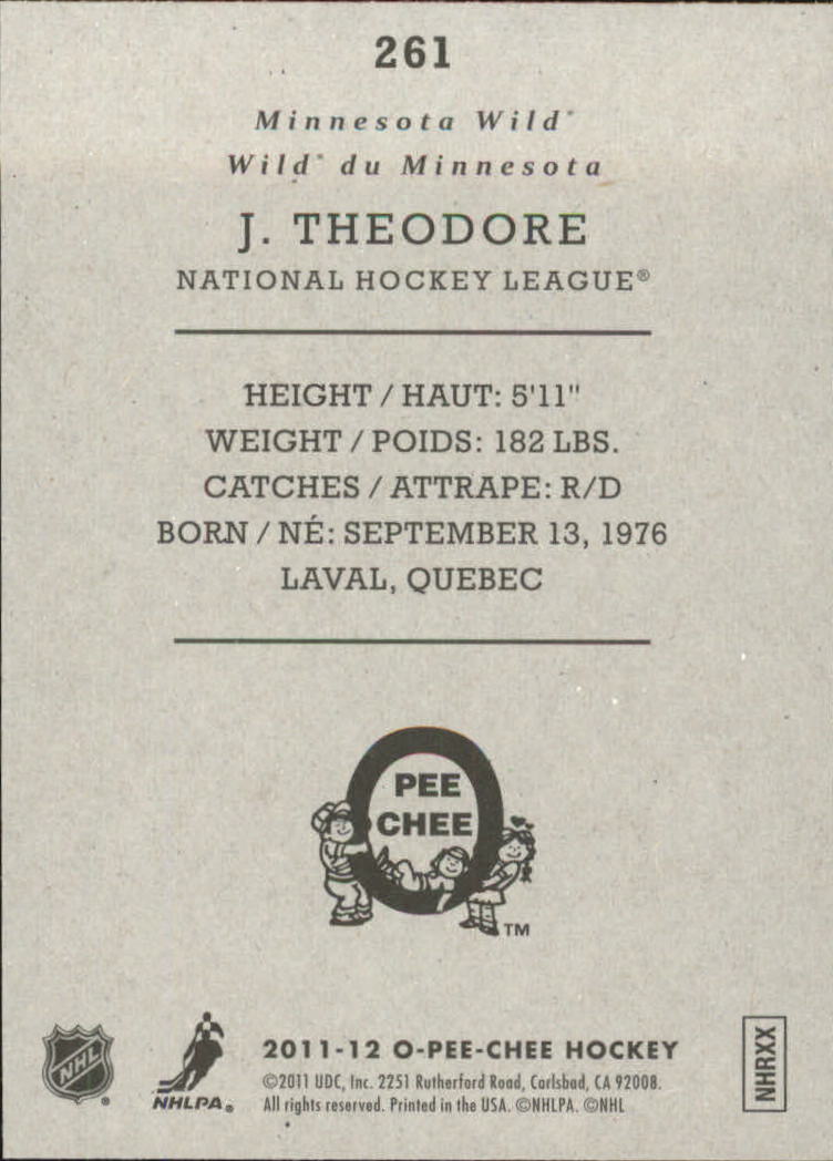 2011-12 O-Pee-Chee Retro Hockey Singles #1-300 - Tú eliges - Imagen 261 de 306