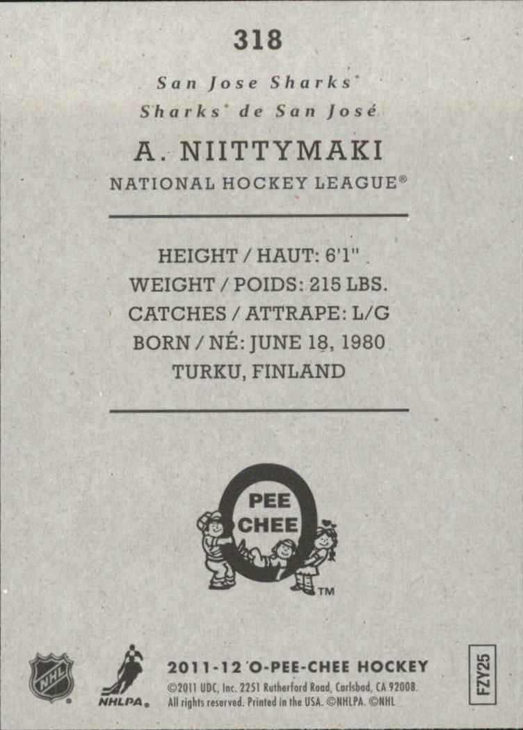 2011-12 O-Pee-Chee Retro Hockey Singles #301-600 - Tú eliges - Imagen 17 de 268