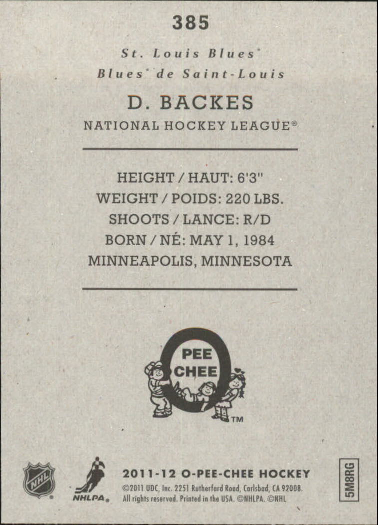 2011-12 O-Pee-Chee Retro Hockey Singles #301-600 - Tú eliges - Imagen 69 de 268