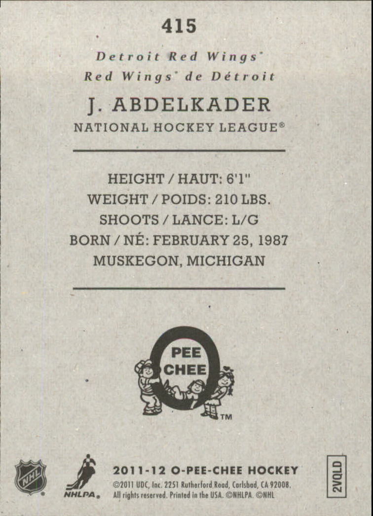 2011-12 O-Pee-Chee Retro Hockey Singles #301-600 - Tú eliges - Imagen 96 de 268