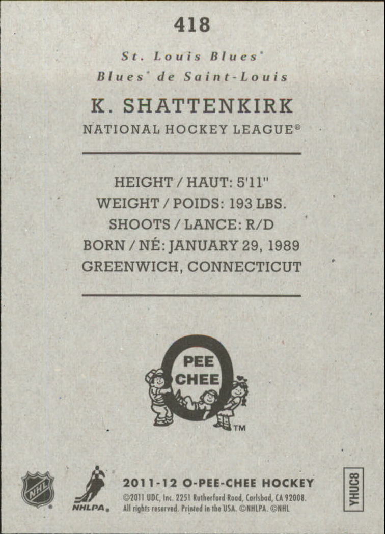 2011-12 O-Pee-Chee Retro Hockey Singles #301-600 - Tú eliges - Imagen 102 de 268