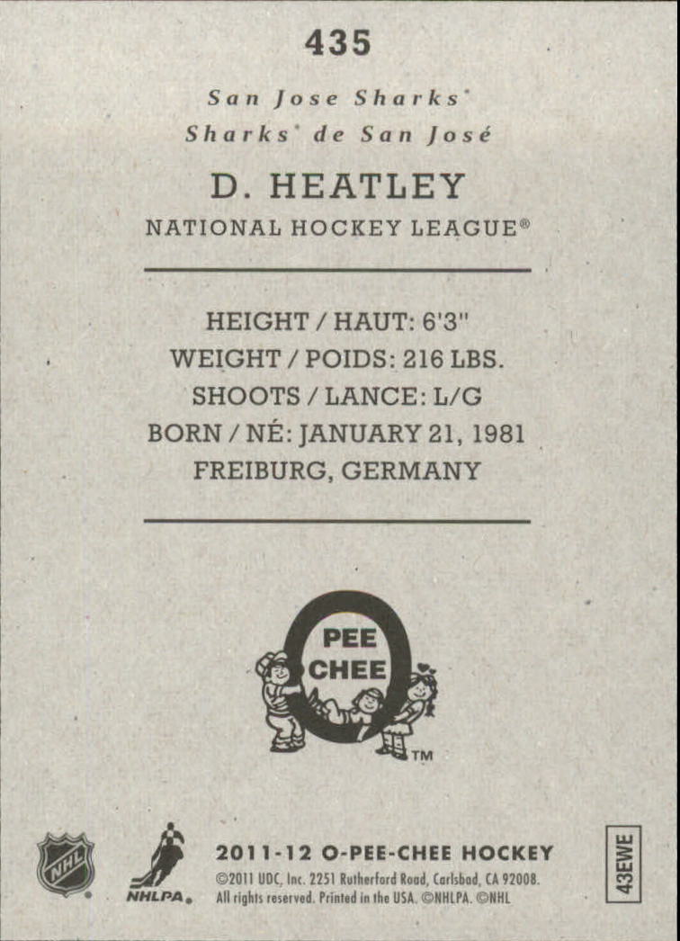 2011-12 O-Pee-Chee Retro Hockey Singles #301-600 - Tú eliges - Imagen 116 de 268