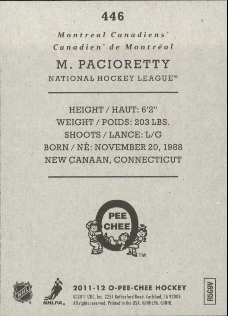 2011-12 O-Pee-Chee Retro Hockey Singles #301-600 - Tú eliges - Imagen 122 de 268