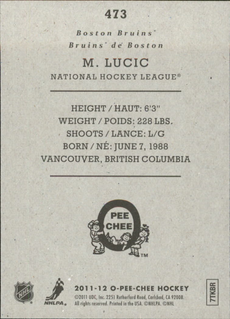 2011-12 O-Pee-Chee Retro Hockey Singles #301-600 - Tú eliges - Imagen 160 de 268