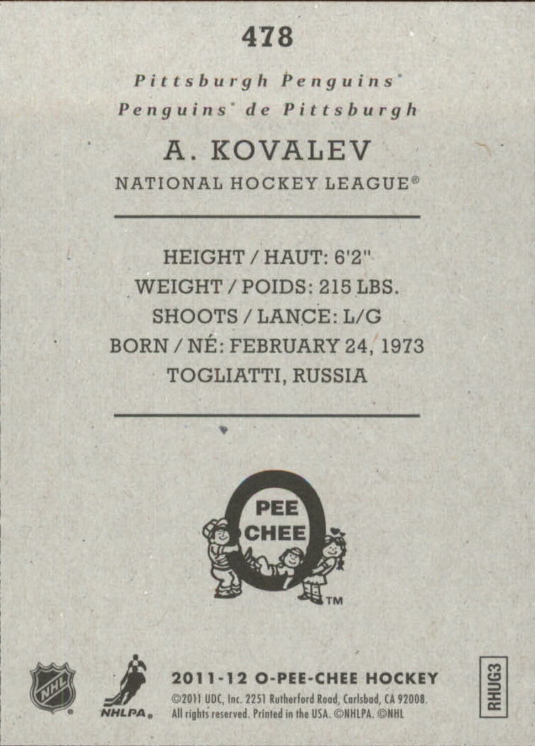 2011-12 O-Pee-Chee Retro Hockey Singles #301-600 - Tú eliges - Imagen 165 de 268