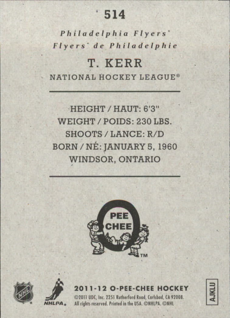 2011-12 O-Pee-Chee Retro Hockey Singles #301-600 - Tú eliges - Imagen 191 de 268