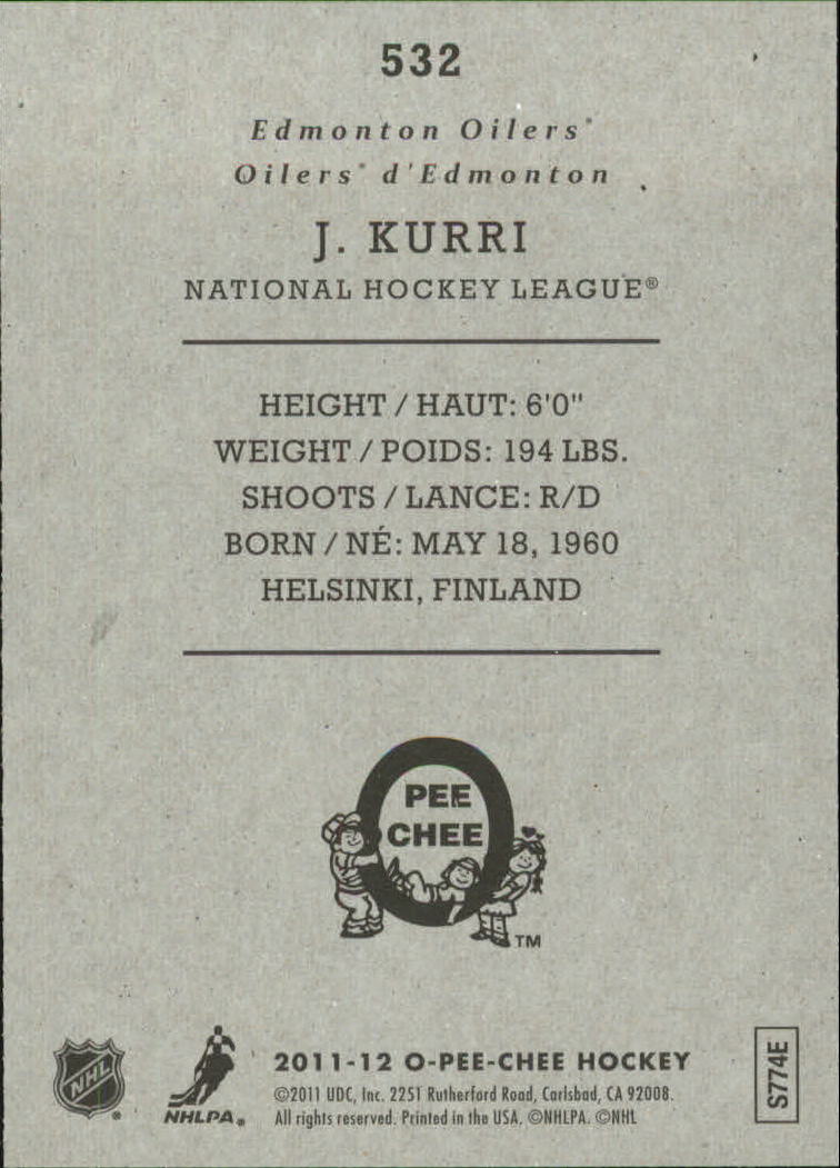 2011-12 O-Pee-Chee Retro Hockey Singles #301-600 - Tú eliges - Imagen 205 de 268