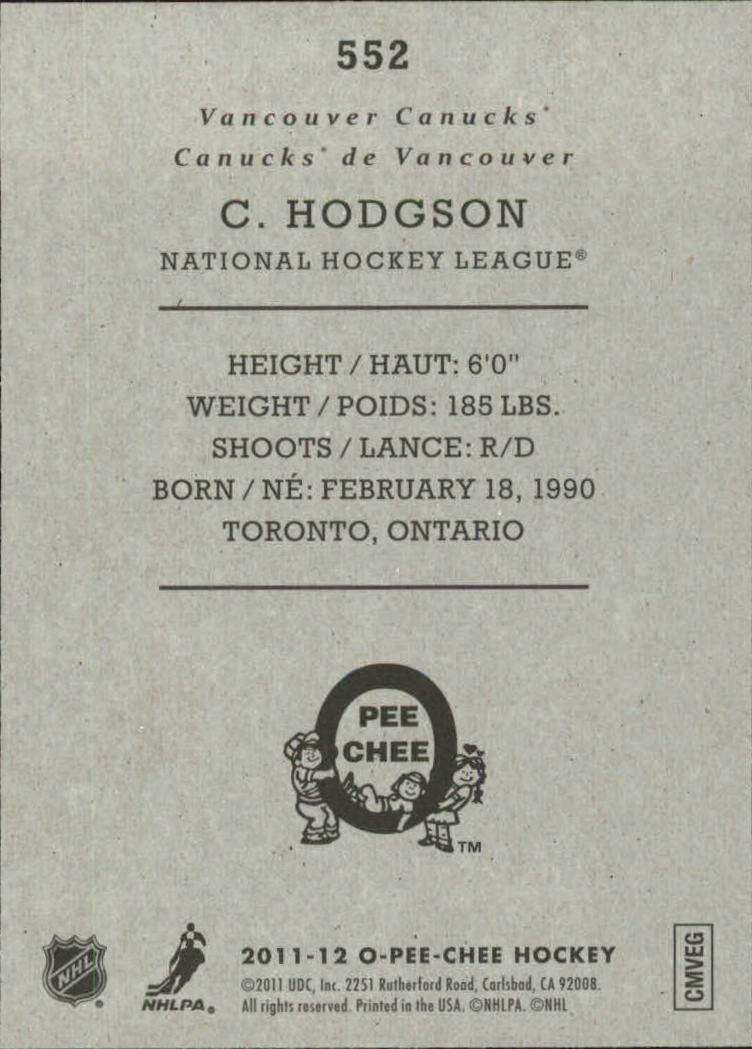 2011-12 O-Pee-Chee Retro Hockey Singles #301-600 - Tú eliges - Imagen 217 de 268