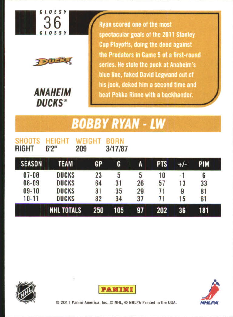 2011-12 Score Hockey Glossy Parallel Singles - You Choose - Bild 25 von 272