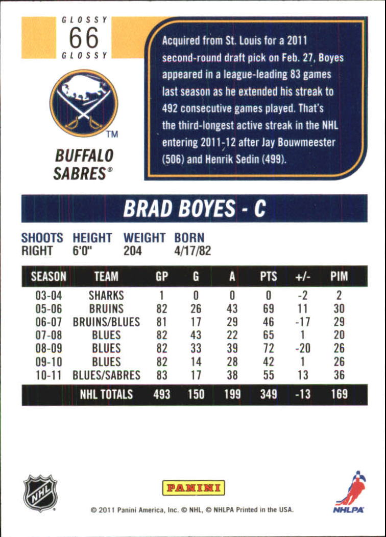 2011-12 Score Hockey Glossy Parallel Singles - You Choose - Bild 31 von 272