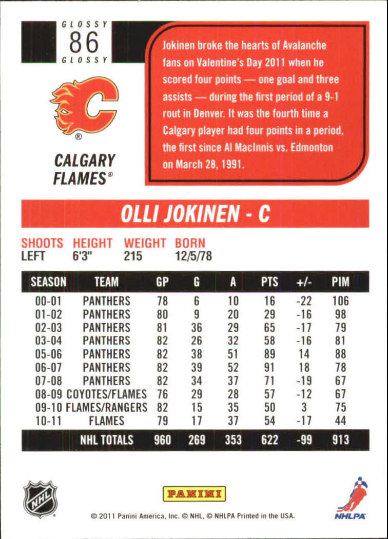2011-12 Score Hockey Glossy Parallel Singles - You Choose - Bild 45 von 272