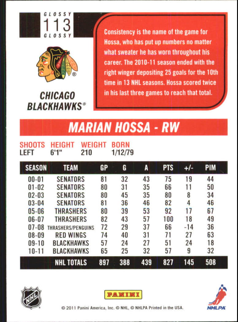2011-12 Score Hockey Glossy Parallel Singles - You Choose - Bild 54 von 272