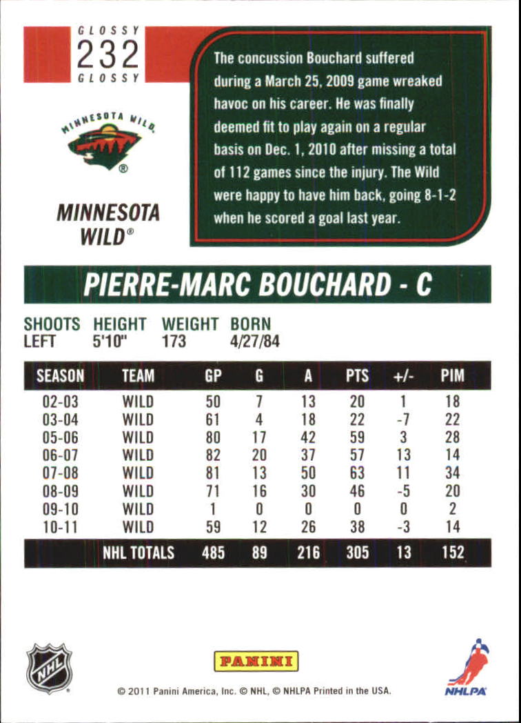 2011-12 Score Hockey Glossy Parallel Singles - You Choose - Bild 122 von 272