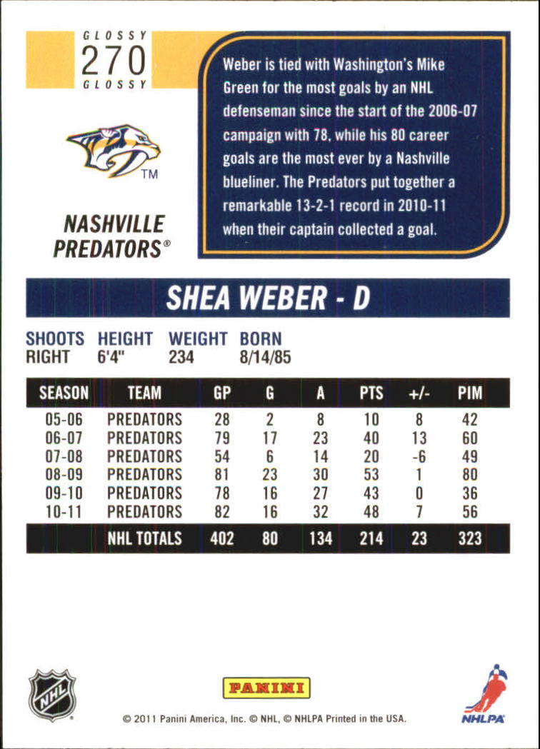 2011-12 Score Hockey Glossy Parallel Singles - You Choose - Bild 140 von 272